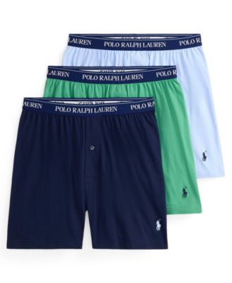 Мужские классические трикотажные боксеры Polo Ralph Lauren, комплект из 3 предметов.