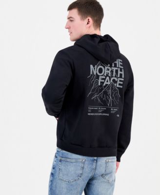 Мужская толстовка The North Face с капюшоном MTN Top черного цвета