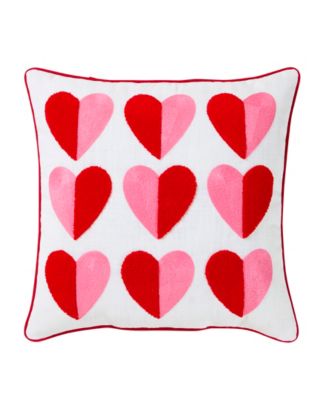 Декоративная подушка Hallmark Heart Cotton Slub, 18