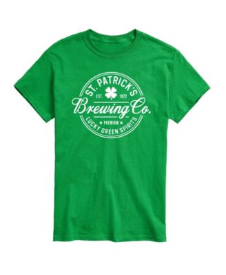 Мужская рассылка мгновенных сообщений от компании St. Patrick's Brewing Co. Футболка с коротким рукавом и рисунком