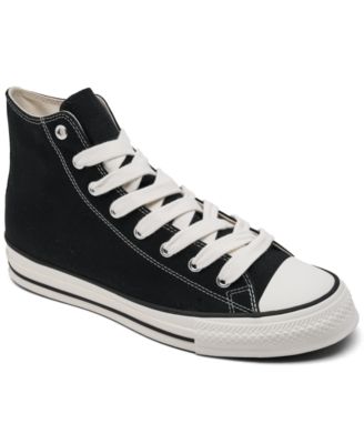Мужские повседневные кроссовки с высоким берцем Chuck Taylor All Star Throwback от Converse от Finish Line черного цвета