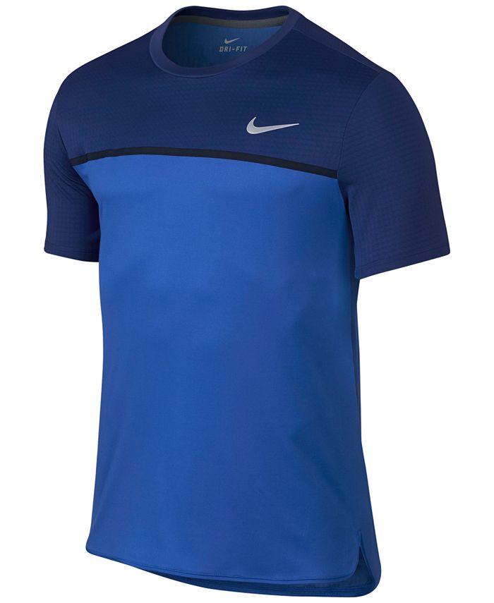 Nike Men's Challenger Dri-FIT Tennis Shirt & Reviews - T-Shirts - Men ...