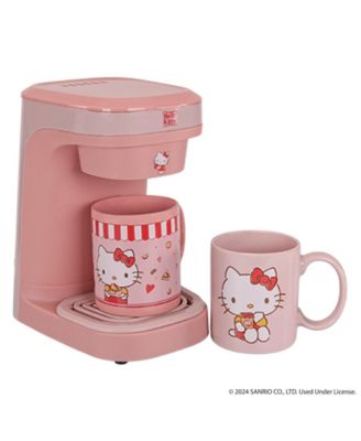 Подарочный набор для приготовления кофе на одну чашку от Uncanny Brands Hello Kitty с 2 кружками - Кухонная техника