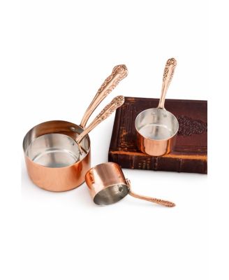 Кухня Coppermill, Мерные стаканчики в винтажном стиле CMK - Набор из 4 золотых чашек
