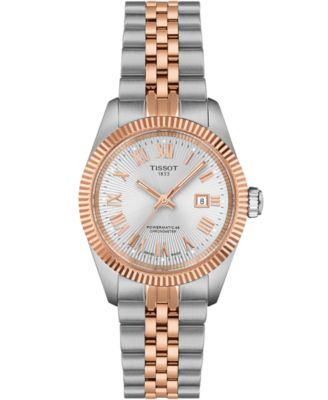 Женские часы Tissot Ballade Power с двухцветным браслетом из нержавеющей стали, 30 мм