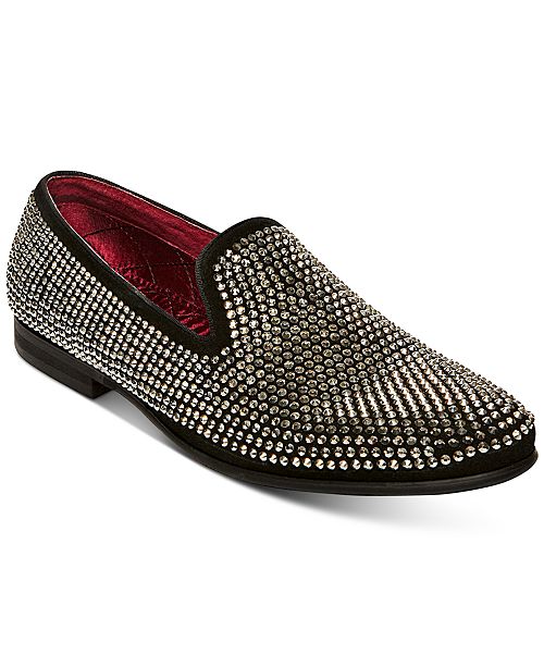 Steve Madden Men S Caviar Rhinestone Smoking Slipper Reviews All Men S Shoes Men Macy S