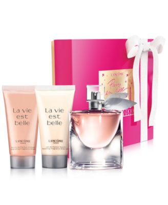 macy's lancome la vie est belle gift set