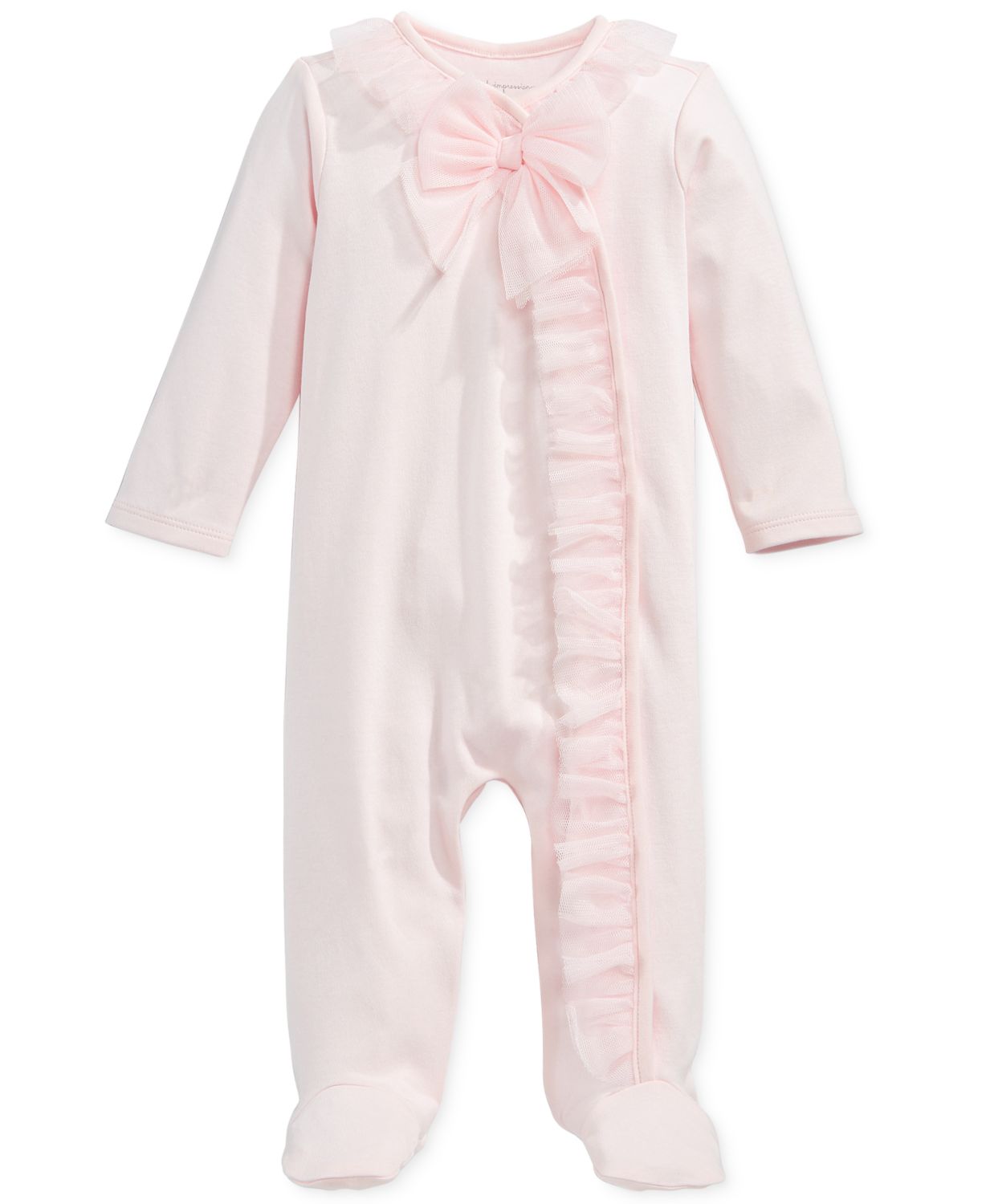 First Impressions Baby Girls Footed Tulle Coverall, Created for Macy's & Reviews - All Baby - Kids - Macy's