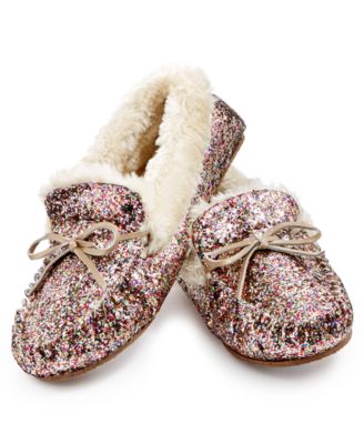 womens sequin moccasins
