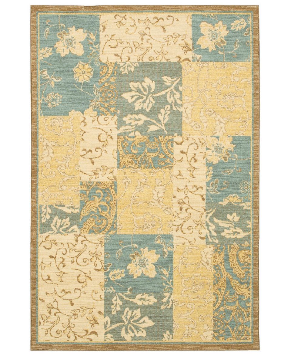 by Karastan Artois Mericourt Teal 9 6 x 12 11   Rugs