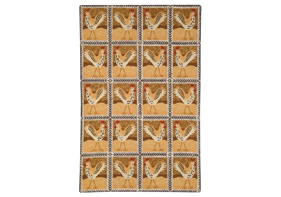 MANUFACTURERS CLOSEOUT Safavieh Area Rug, Chelsea HK65A French Hen