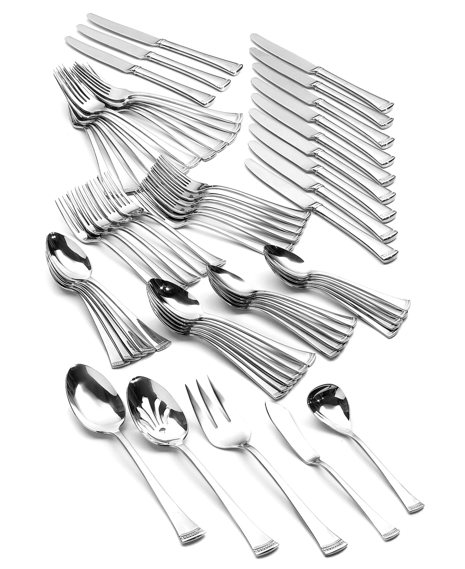 Lenox Flatware 18/10, Portola 65 Piece Set   Flatware & Silverware