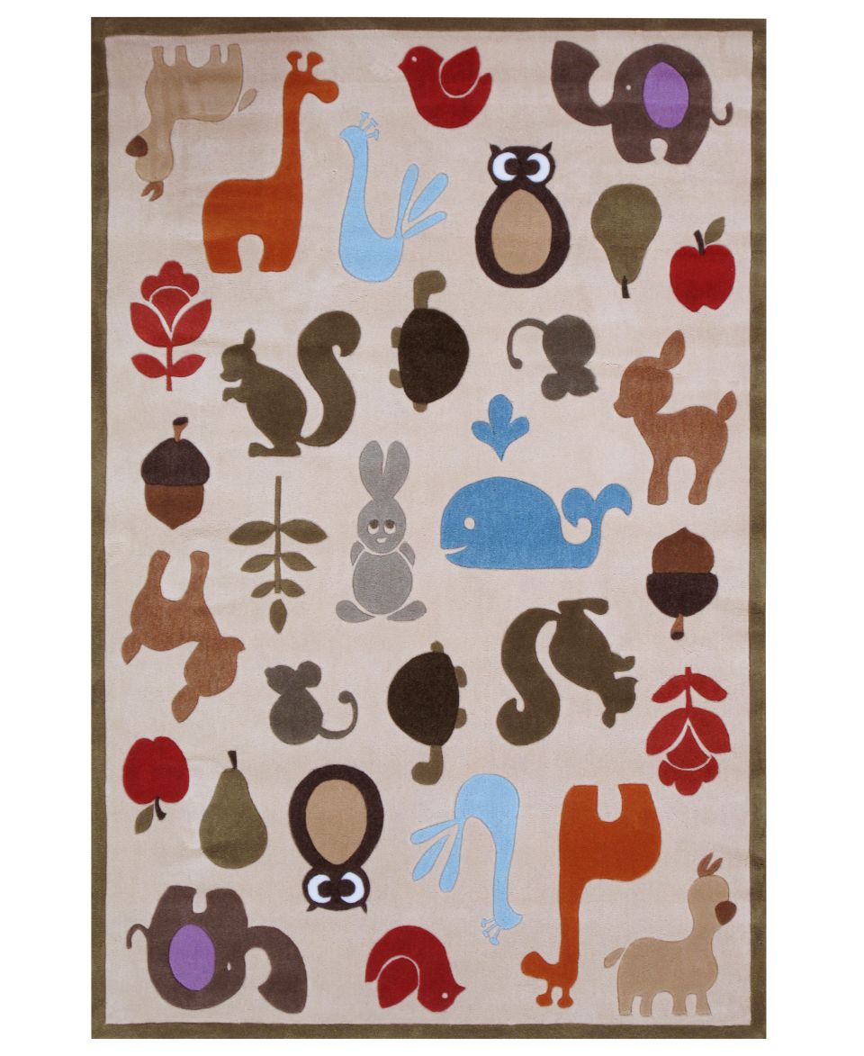 Momeni Area Rugs, Lil Mo Whimsy LMJ11 Grass