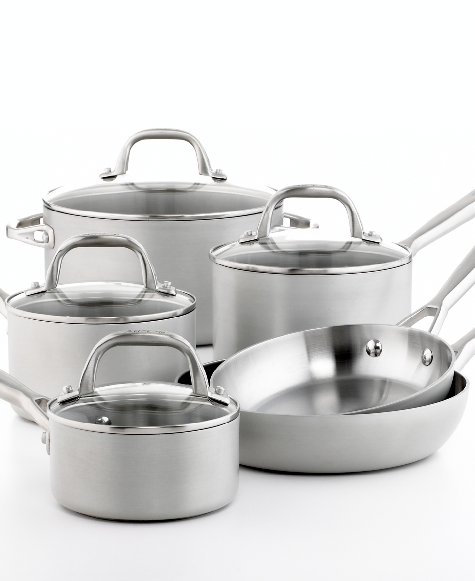 Anolon Cookware, Chef Clad 10 Piece Set   Cookware   Kitchen