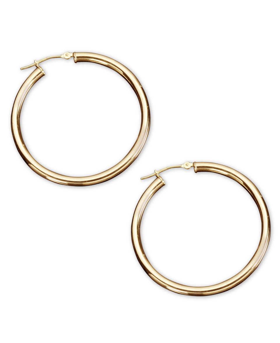 14k Gold Hoop Earrings   Earrings   Jewelry & Watches