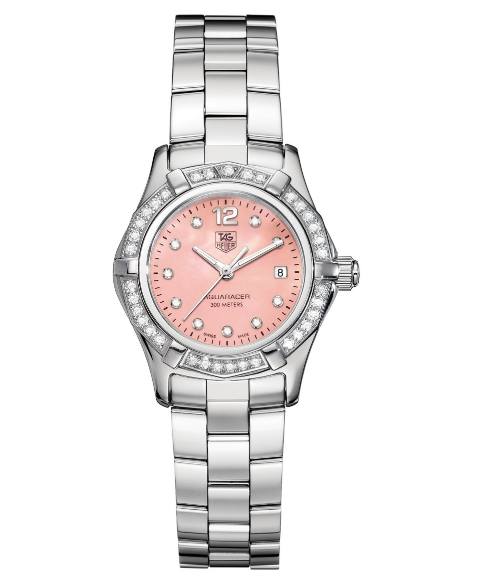 TAG Heuer Watch, Womens Aquaracer Stainless Steel Bracelet 27mm