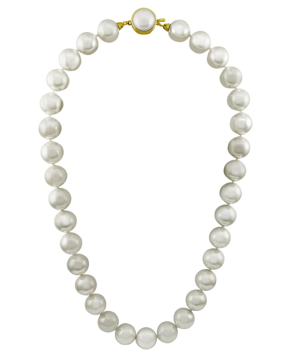 Majorica Pearl Necklace, Organic Man Made Pearl Endless Rope   Fashion Jewelry   Jewelry & Watches