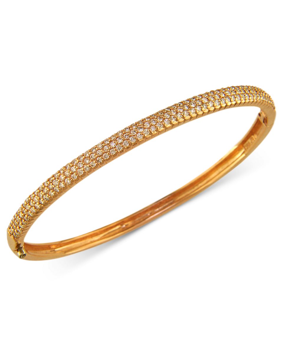 Trio by Effy Collection Diamond Bracelet, 14k Rose Gold Diamond Bangle