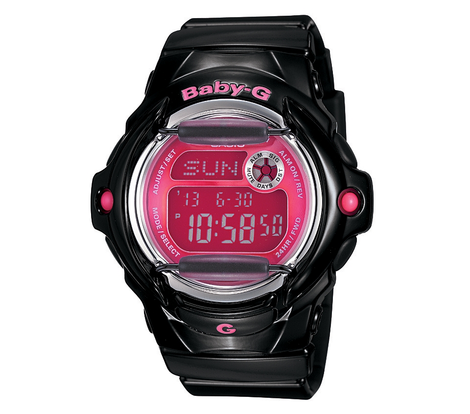 Baby G Watch, Womens Black Resin Strap BG169R 1B   All Watches