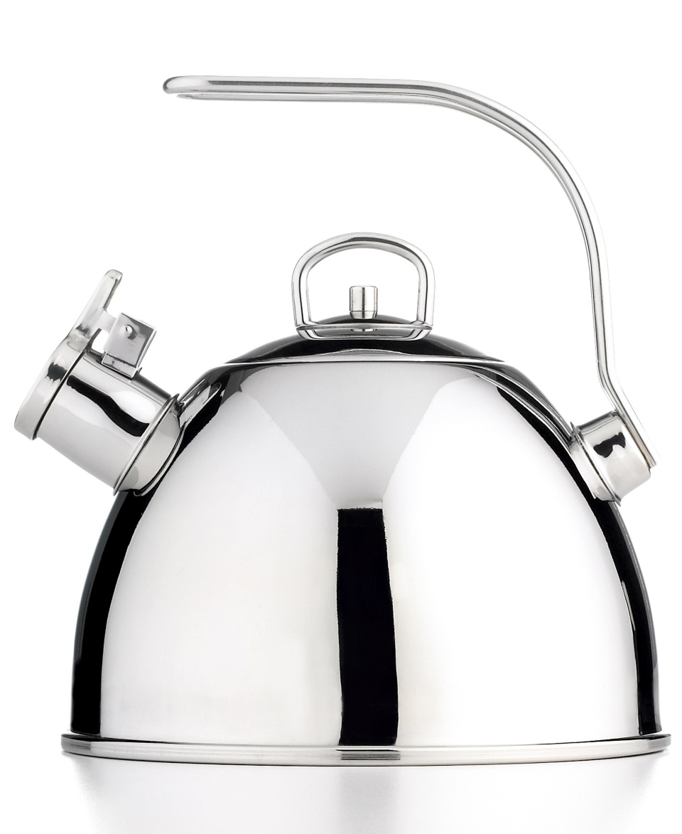 Martha Stewart Collection Tea Kettle, 2.5 Qt. Stainless Steel