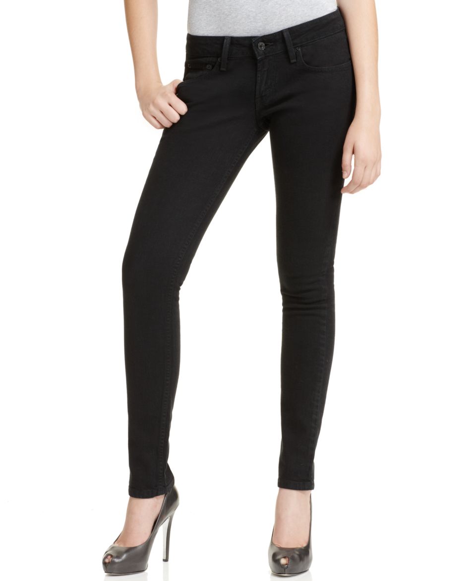 Levis Juniors Jeans, 524 Skinny Black Wash