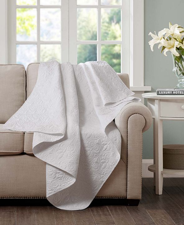 Madison Park Quebec Oversized Quilted Throw & Reviews Blankets
