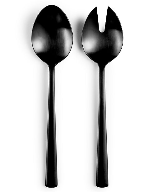 Hotel Collection Black 2 Pc Serving Set Created For Macys