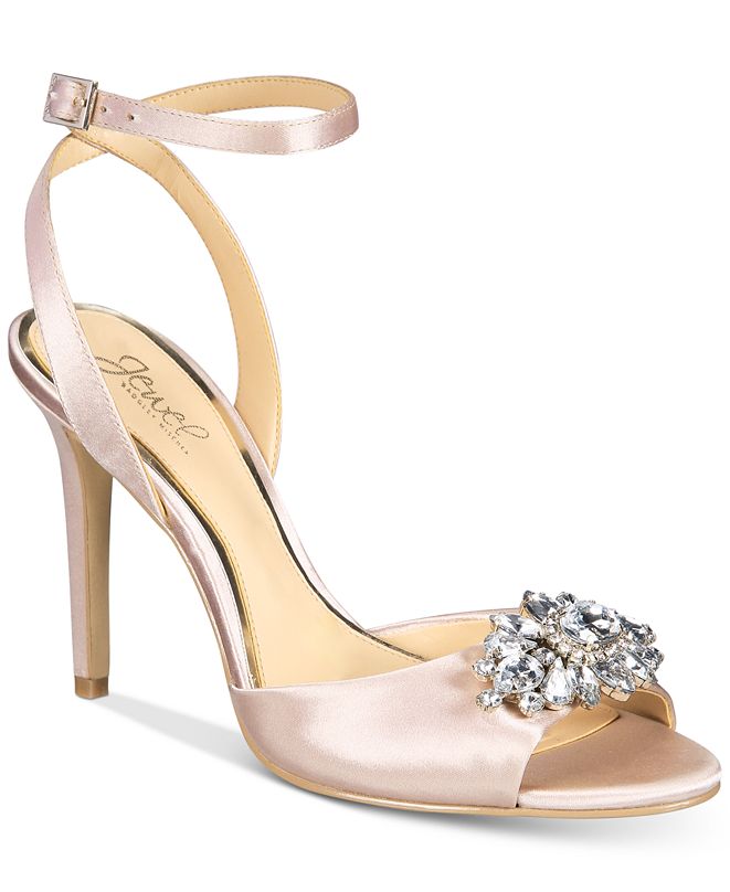 Jewel Badgley Mischka Hayden Embellished Sandals & Reviews - Heels ...