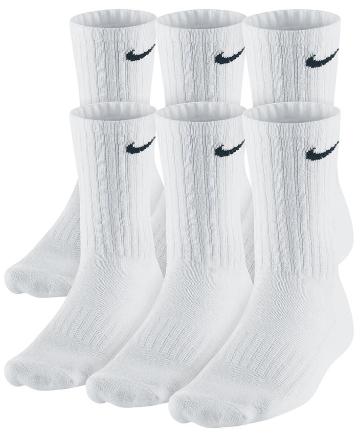 Nike Men's Cotton Crew Socks 6-Pack & Reviews - Underwear & Socks - Men - Macy's