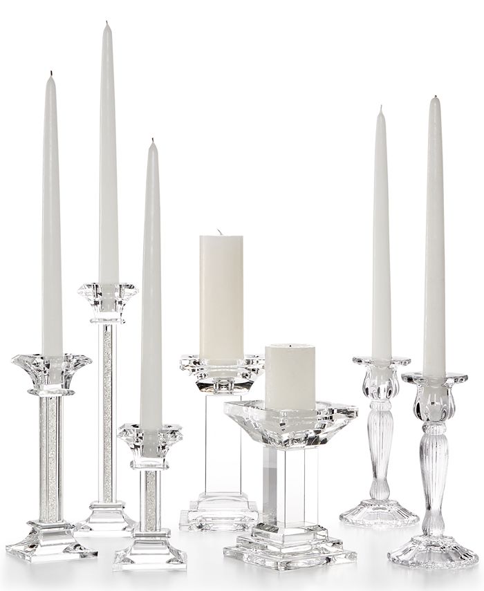 Godinger Lighting By Design Assorted Crystal Candle Holder Collection Reviews Candle Holders Home Decor Macy S