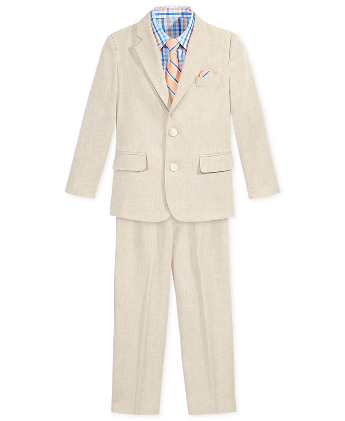 Nautica 4 Pc Herringbone Linen Suit Set Toddler Boys Reviews Sets Outfits Kids Macy S