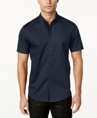 macys mens short sleeve dress shirts