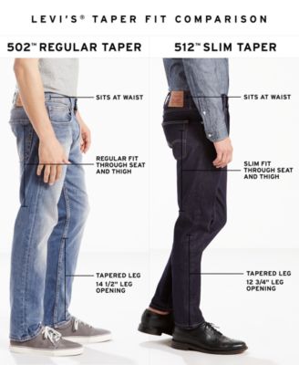 levi's 502 regular taper jeans