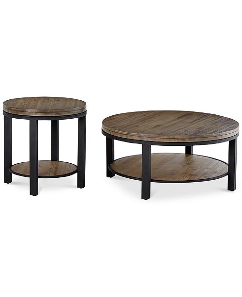 Homelegance Brassica 3pc Gold Round Coffee Table Set Dallas Tx Occasional Tables Furniture Nation