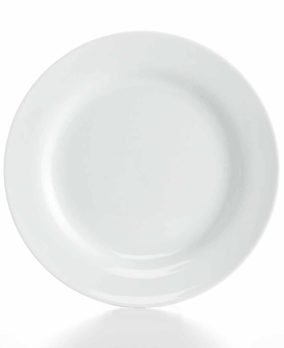 The Cellar Dinnerware, Whiteware Rim Salad Plate