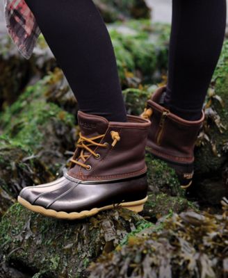 sperry women's saltwater waterproof duck rain boots