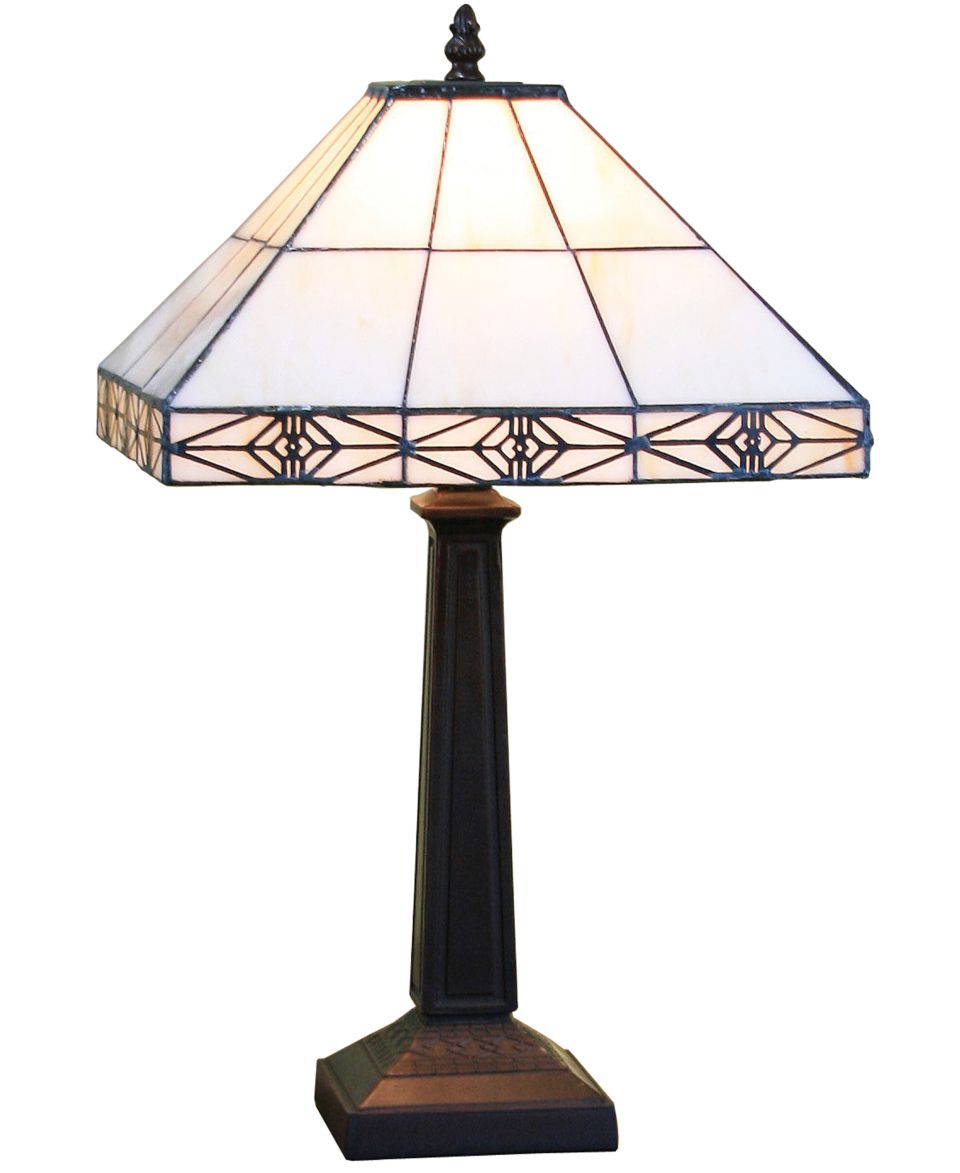 Legacy Table Lamp, Tiffany Style Diamond Mission   Lighting & Lamps