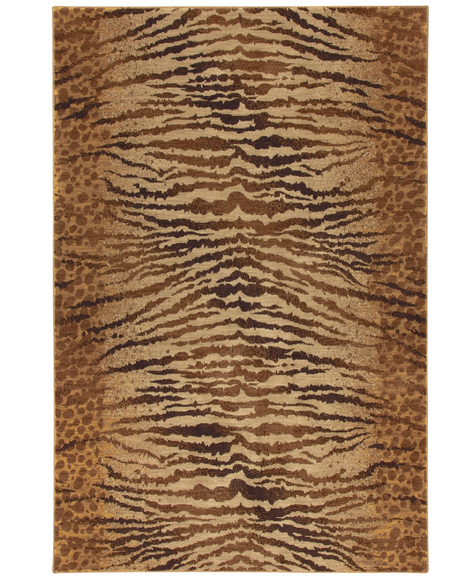 , Studio by Karastan Carmel Palmero Chestnut 8 x 10   Rugs