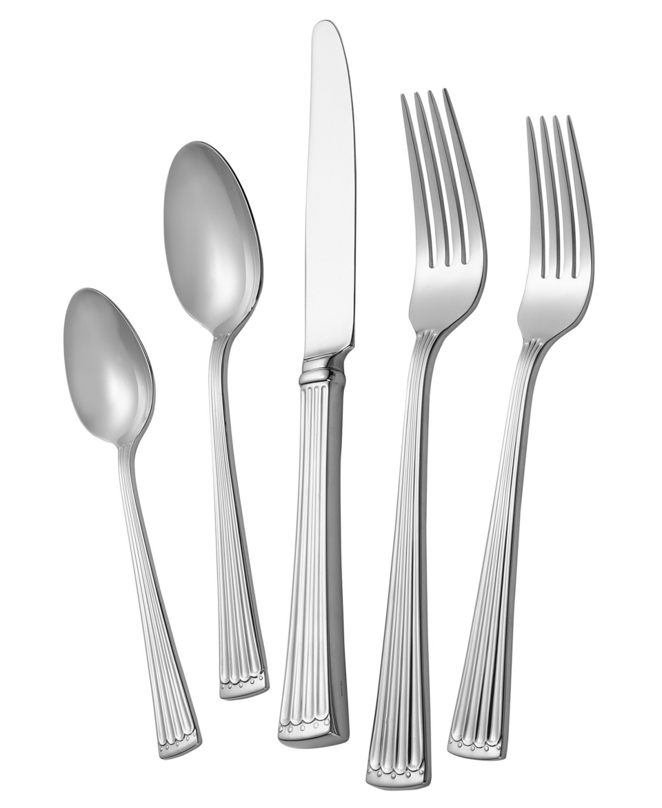 Monique Lhuillier Flatware 18/10, Dentelle Collection   Flatware