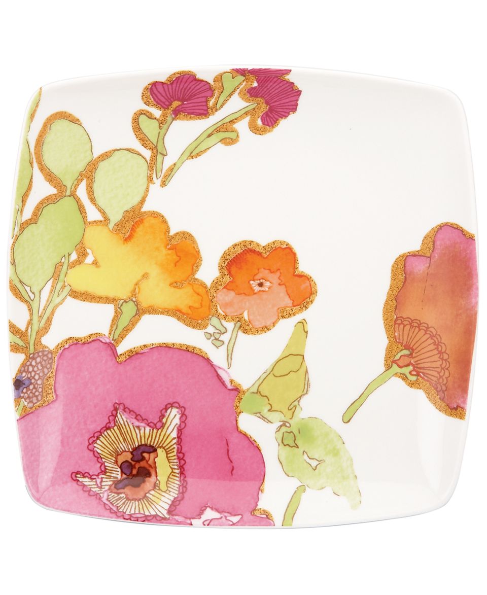 Lenox Dinnerware, Floral Fusion Square Platter   Casual Dinnerware