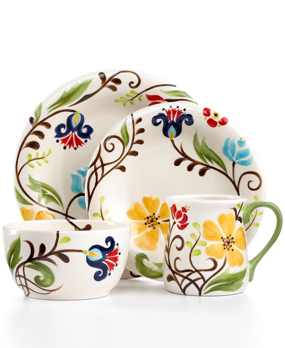 Vida by Espana Dinnerware, Jardine Collection   Casual Dinnerware