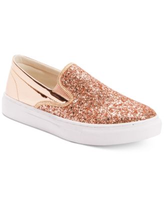 Wanted Spangle Glitter Slip-On Sneakers 