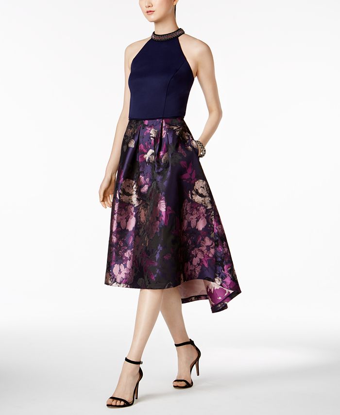 SL Fashions Embellished HighLow Dress & Reviews Dresses Women Macy's