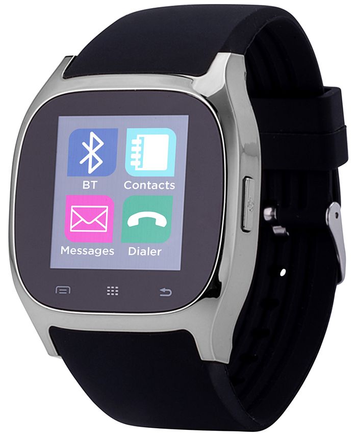 iTouch Unisex Black Rubber Strap Smart Watch 46x45mm ITC3360S590-058 & Reviews - Watches