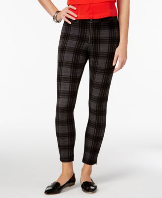 hue plaid leggings