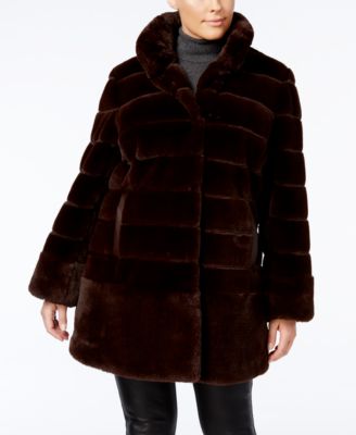 faux fur coat at macys