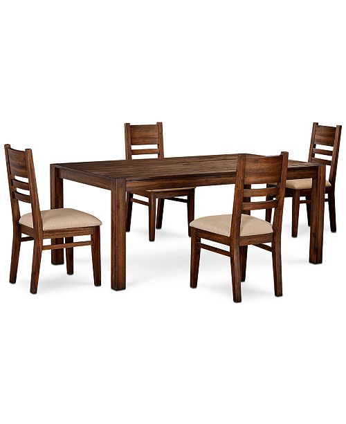 Furniture Avondale Large Dining 5 Pc Set 72 Dining Table 4 Side Chairs Created For Macy S Reviews Furniture Macy S