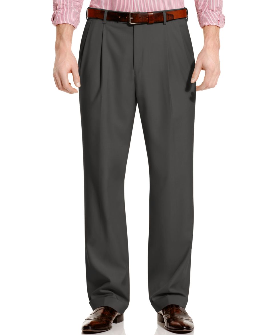 Louis Raphael Dress Pants, Comfort Stretch Pleated   Mens Pants   