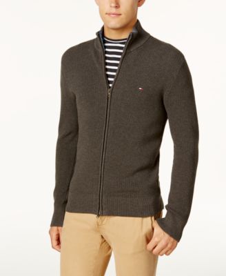 tommy hilfiger zip up cardigan