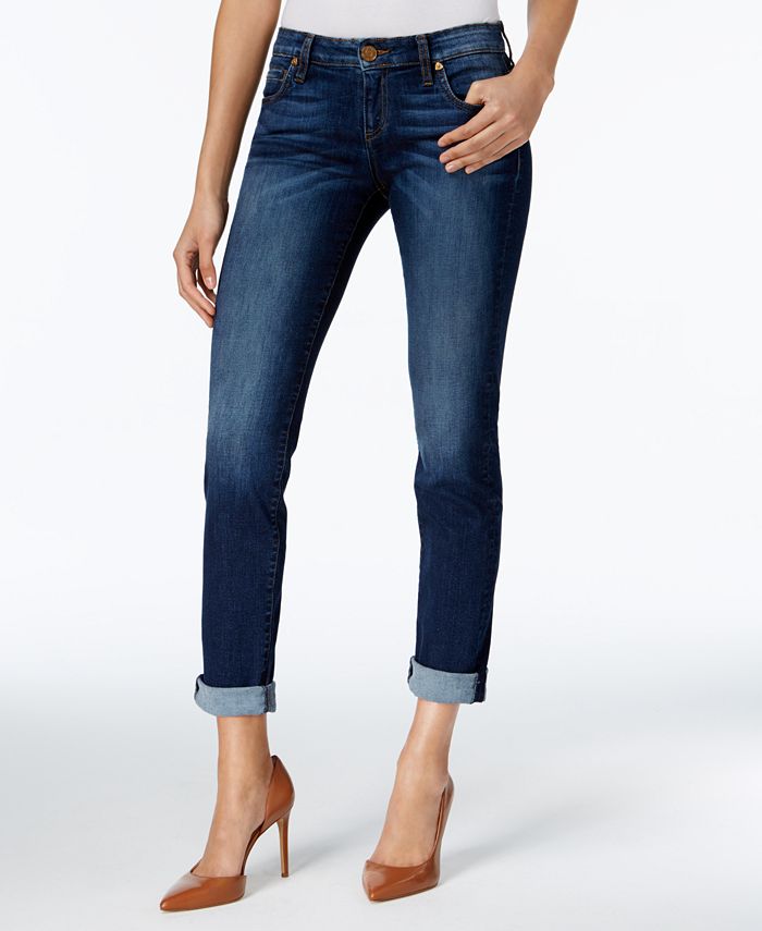 Kut from the Kloth Petite Katy Cropped Boyfriend Jeans & Reviews ...